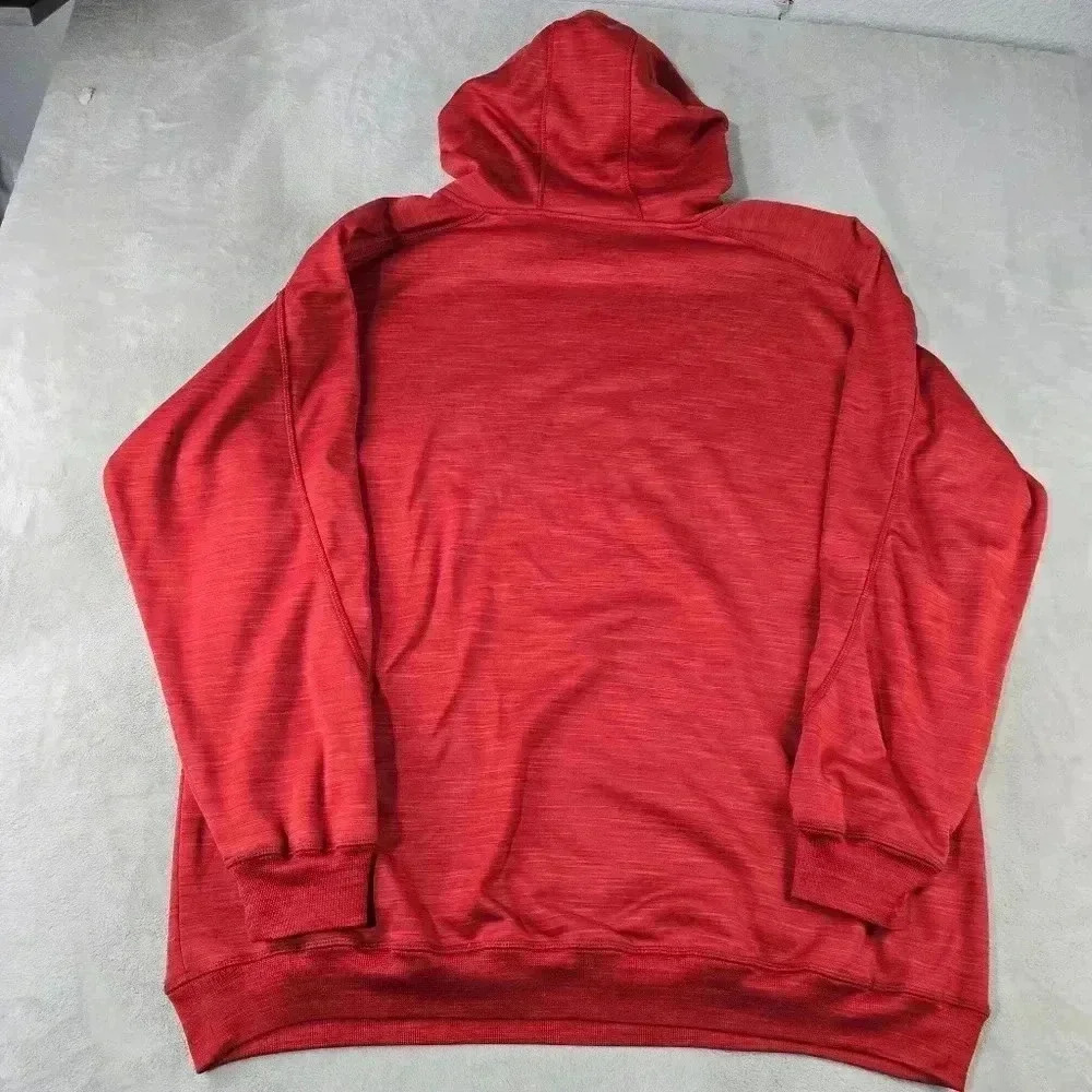 Majestic St Louis Cardinals Hoodie Sweater Red Sz 2XLT - Picture 2 of 6